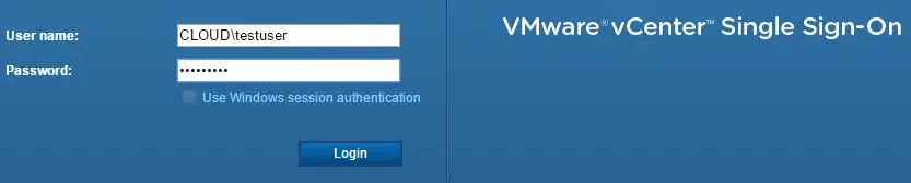 VMware vCenter Single Sign-On VMware vCenter Single Sign-On