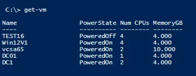 get-vm commandlet get-vm commandlet