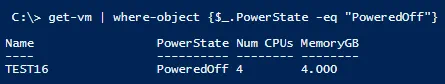Get VM PowerState Get-VM PowerState