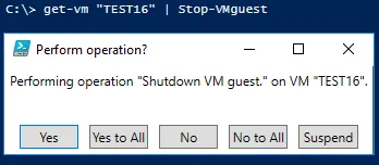 Stop-VMguest commandlet Stop-VMguest commandlet