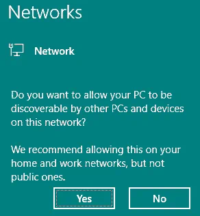 Allowing the Windows machine in Azure to be discoverable in the network