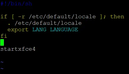 Configuring the Ubuntu remote desktop server – setting xrdp to use xfce
