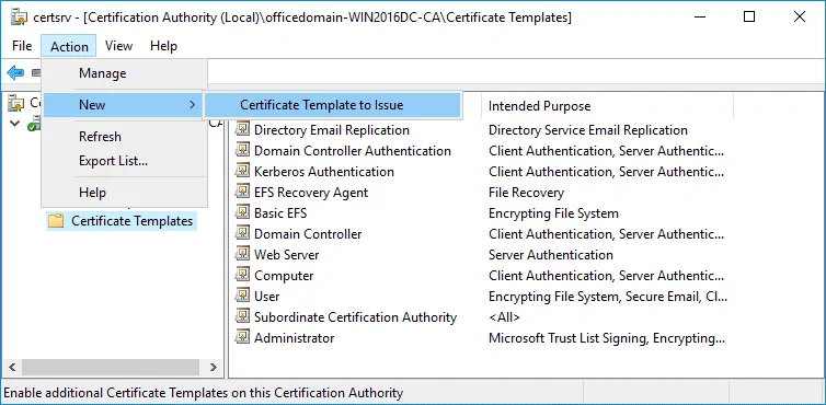 Generating a certificate for Office 365 ADFS setup