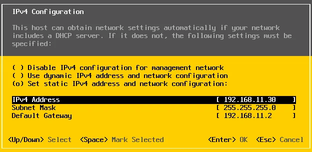 Configuring-a-static-IP-address-on-ESXi-7