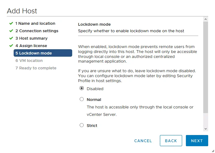 Disabling-the-lockdown-mode-for-the-ESXi-host