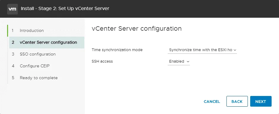 Stage-2-of-VMware-vCenter-setup_vCenter-Server-configuration