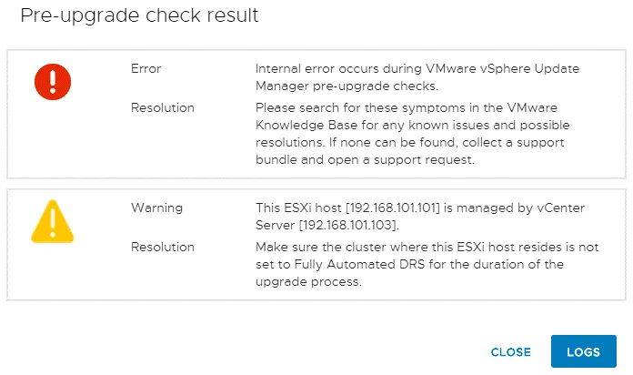 Internal-error-occurs-during-VMware-vSphere-Update-Manager pre-upgrade-checks