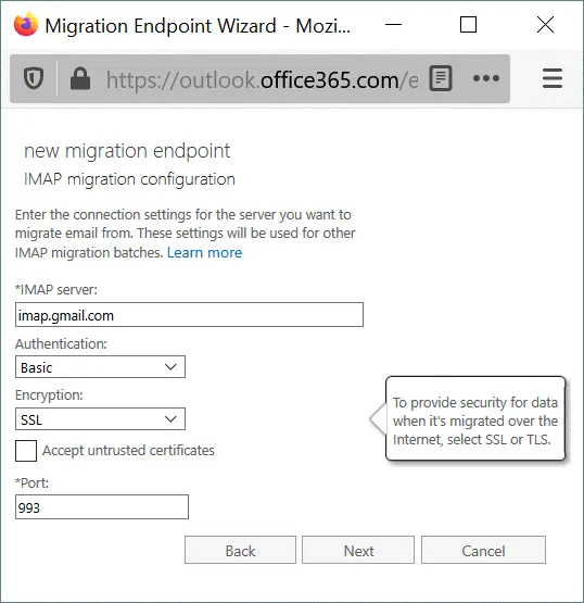 IMAP-migration-configuration-is-used-for-G-Suite-migration