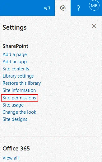 Microsoft-SharePoint-Online-site-permissions