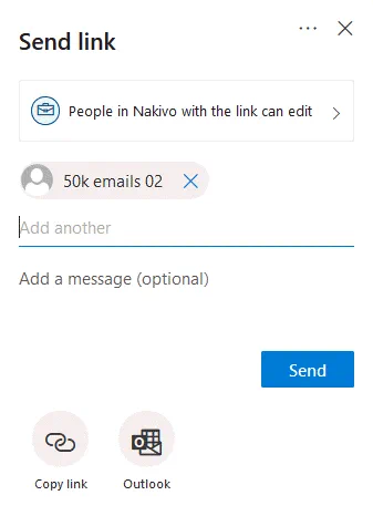 Selecting-users-to-send-them-a-link-to-access-a-shared-document