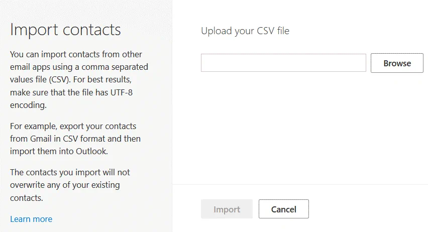 Uploading-a-CSV-file-with-contacts-to-Office-365-Outlook-Online