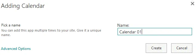 Using-SharePoint-and-adding-a-calendar