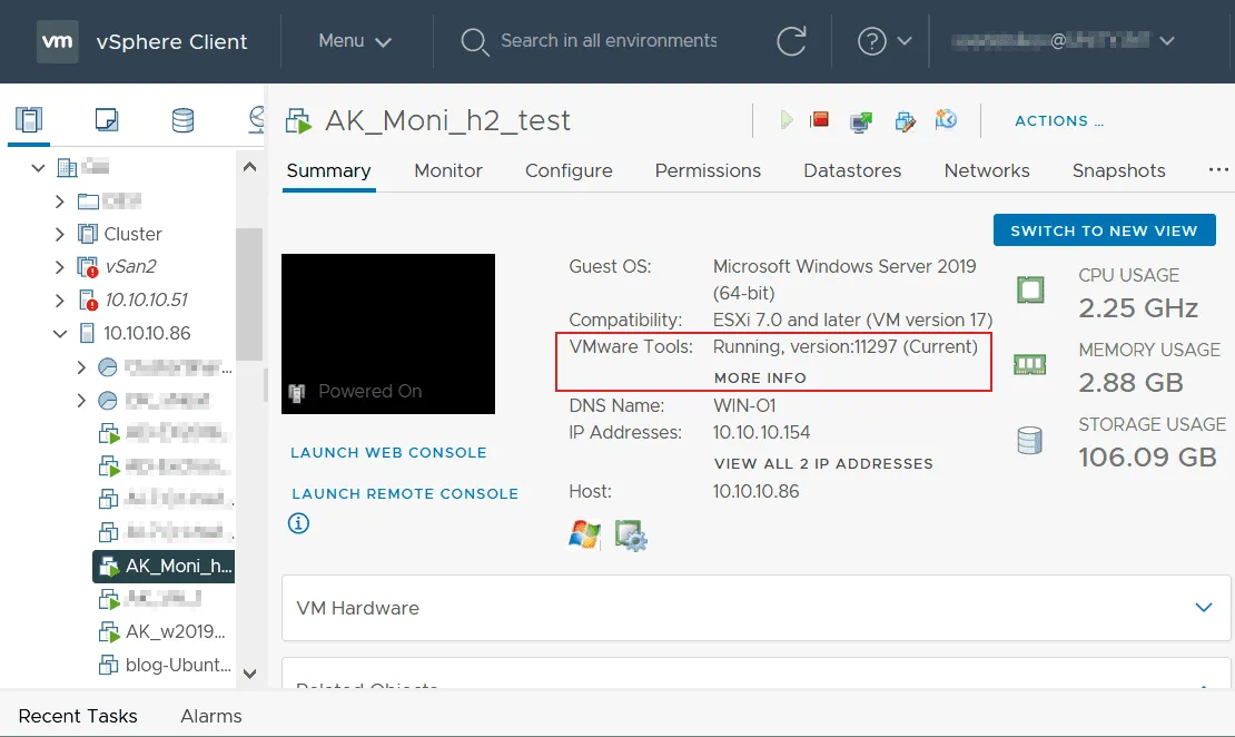 Install-VMware-Tools-to-improve-VM-performance