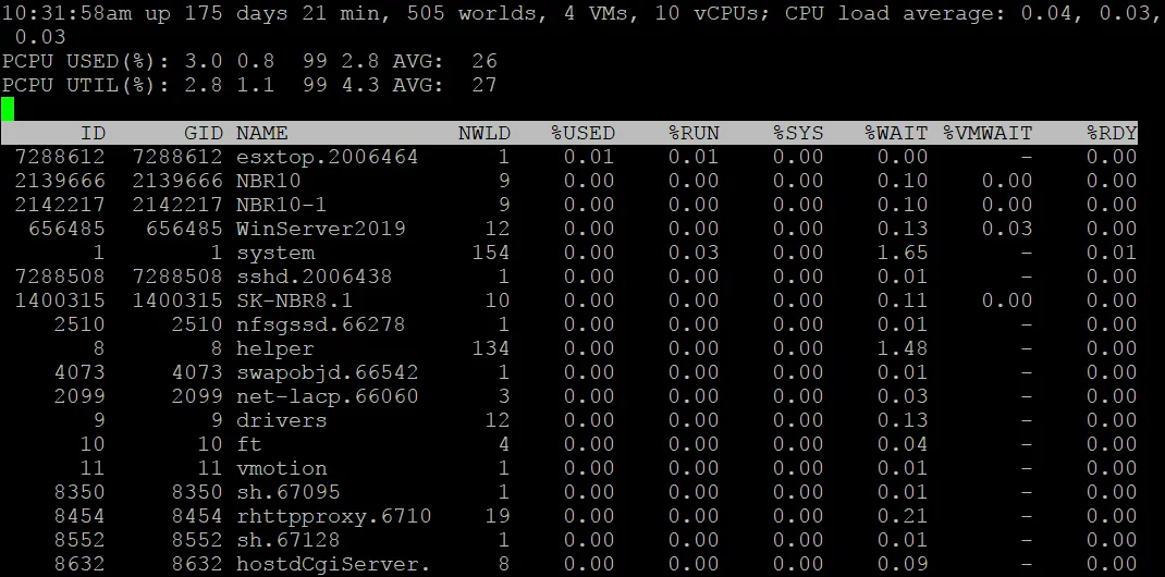VM-performance-monitoring-in-the-ESXi-command-line