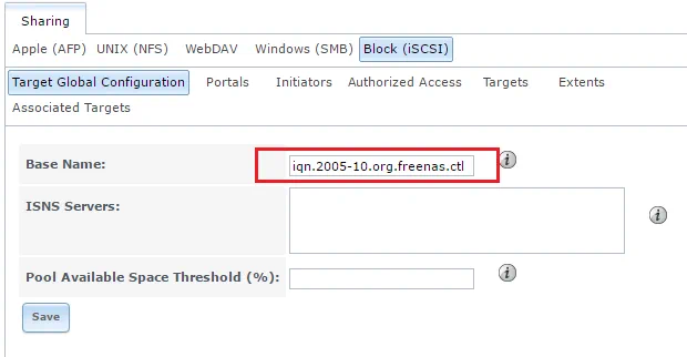 Creating an iSCSI share for Hyper-V cluster storage