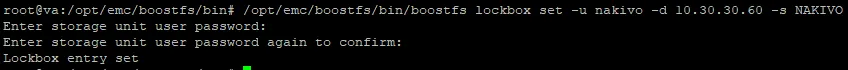 Creating a lockbox file