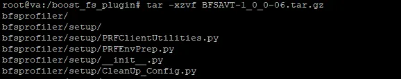 Extracting the downloaded plugin from the archive