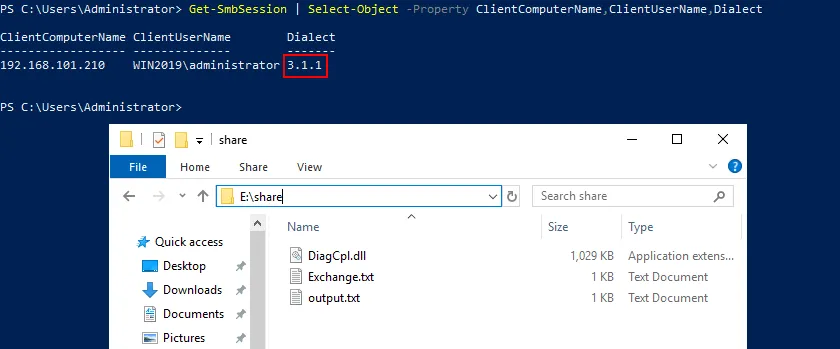 What is SMB file share – how to check the SMB dialect used