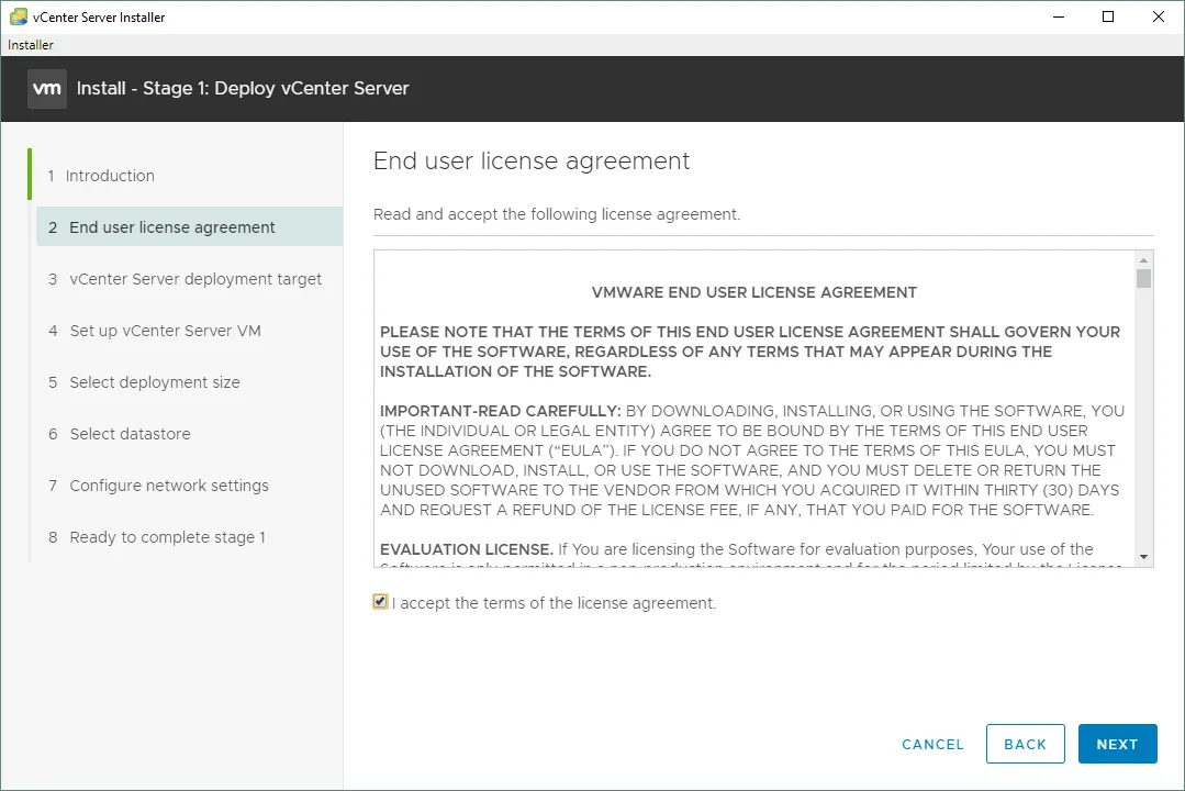 Reading the end user license agreement