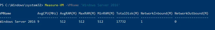 PowerShell get VM information