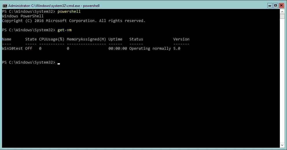 Running PowerShell commands
