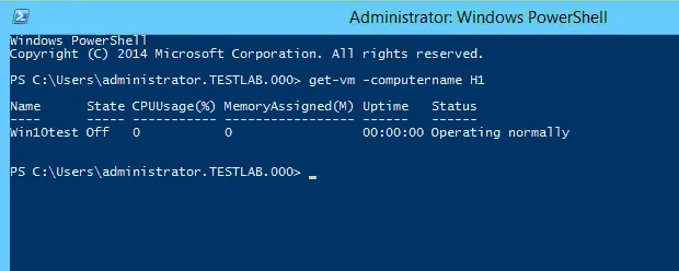 Running PowerShell Hyper-V commands remotely