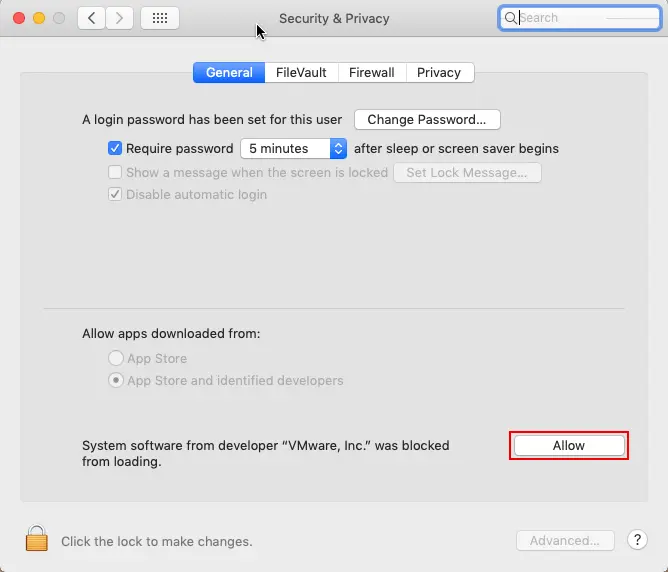 Editing macOS security settings