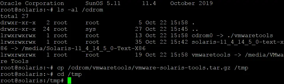 How to install VMware Tools on Solaris