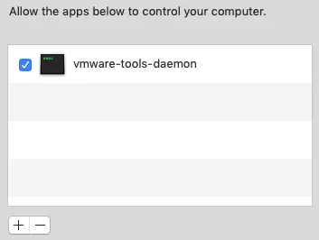 The vmware-tools-daemon is unblocked